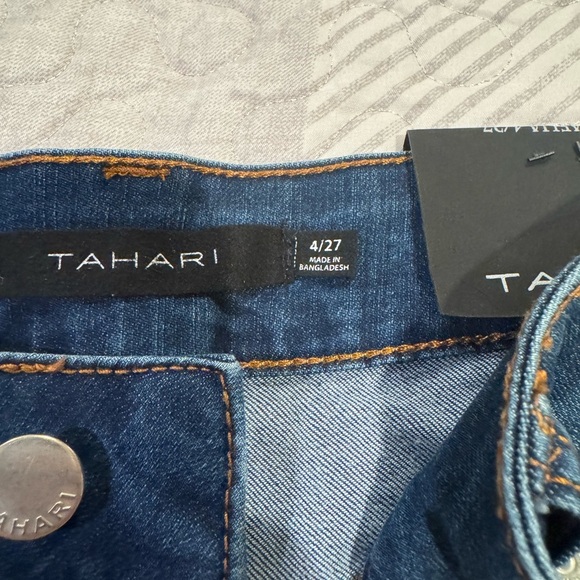 Tahari  button fly jeans Amelia skinny size 4 - Picture 5 of 6